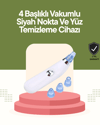 USB Destekli 4 Başlıklı Siyah Nokta Vakum Cihazı – Gözenek Temizleyici ve Cilt Yenileyici Bak