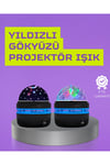 USB’li Yıldız Projektör Lamba – Döner Galaxy Işık Şovu, Çocuk ve Yetişkin Uyku Lambası