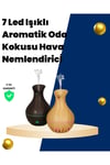 USB Şarjlı 7 Renk LED Işıklı Sessiz Çalışan Mini Hava Nemlendirici