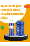 USB Şarjlı Çok Fonksiyonlu Kamp Feneri – Taşınabilir ve Dayanıklı