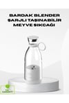 USB Şarjlı Kablosuz Blender – Taşınabilir, Kompakt ve Çevre Dostu Meyve Sıkıcı