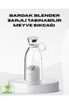 USB Şarjlı Kablosuz Blender – Taşınabilir, Kompakt ve Çevre Dostu Meyve Sıkıcı