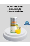 USB Şarjlı Mini Meyve Sıkacağı – Çift Bıçaklı, Güvenlik Kilitli