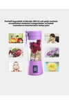 USB Şarjlı Portatif Blender 380ml Çelik 304 Bıçaklı Mobil Smoothie Maker