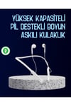 USB Şarjlı Uzun Ömürlü Boyun Askılı Bluetooth Kulaklık