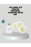 Uzaktan Kumandalı 3’lü Ayarlanabilir Spot LED Işık Seti