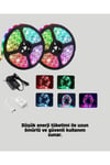 Uzaktan Kumandalı RGB Smart Şerit LED Işık Esnek ve Taşınabilir Dekorasyon