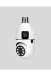 WiFi Ampul Güvenlik Kamerası 1080P Full HD Gece Görüşlü ve Hareket Algılamalı