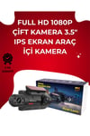 WiFi Bağlantılı 3 İnç Araç Kamerası – Yüksek Çözünürlüklü Ön ve İç Kamera