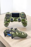WIZARD Kamuflaj Desenli Joystick PS4 Oyun Kolu