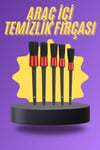 XMPDBY 5 Parça Araç İçi Temizlik Fırçası Araç İçi-Dışı Temizleme (94812) Fırça Seti