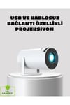 XMPDBY Kablosuz Bağlantılı Full HD Ev Sinema Projeksiyonu 160 (204635) ANSI Lümen