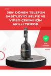Yapay Zeka Destekli Yüz Takip Özellikli 360 Derece Dönen Masaüstü Telefon Sabitleyici