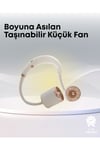 Yazlık Taşınabilir Sessiz Boyun Fanı 3 Kademe Hız Ayarlı