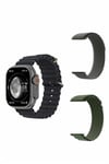 Yeni Nesil Akıllı Kol Saati Nabız Ölçer GPS Uyumlu 49 MM Kasa