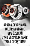 Yeni Nesil Akıllı Saat Adımsayar, GPS, Nabız Ölçer, Uyku ve Sağlık Takibi