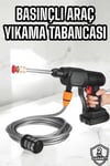 Yeni Nesil Araç Yıkama Şarjlı Tabancası Basınçlı Su Hazneli