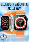 Yeni Nesil Ultra Akıllı Saat Titreşimli, Uyku & Sağlık Takibi, Çift Kordon