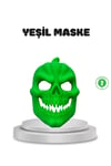 Yeşil Maske Dekor Ev ve Parti Süsleme Ürünü