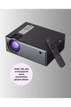 Yüksek Çözünürlüklü Projektör, HDMI/USB, Kumandalı, Eğitim ve Sunum Uygun