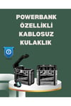 Yüksek Ses Kaliteli Kablosuz Bluetooth Kulaklık Suya Dayanıklı