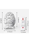 Yumurta Şeklinde Su Dalgalı Bluetooth Speaker Lamba Renkli Şarjlı