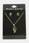 Yusufçuk Zirkon Taşlı Set Kolye