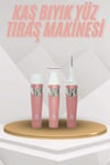 Yüz Kaş ve Tüm Vücut Epilasyon Aleti 3 Başlıklı Hassas Ciltlere Uygun Epilatör