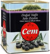 CEM SİYAH ZEYTİN SELE TENEKE 10KG (201-230)