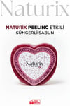 NATURİX SÜNGERLİ SABUN KALPLİ