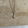 Kovboy Çizmesi Motifli Desenli Silver Kolye