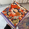 Sonbahar Botanik 60X60 İpeksi Fular