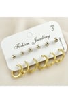 12 Adet Metal Top Ezme Halka Küpe 1,5 cm
