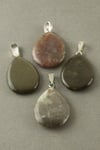Akik Oval Doğaltaş Kolye Ucu 1 Adet