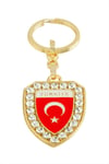 Ay Yıldız Taşlı Anahtarlık