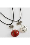 Basket Futbol Topu Arkadaşlık Kolyeleri (Çift Kolye)