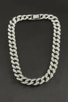 Chain Zirkon Taşlı Lüks Çelik Kolye