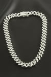 Chain Zirkon Taşlı Lüks Çelik Kolye