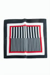 Çizgili Desenli Zr Şifon Fular 50*50 cm