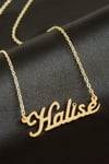 Halise İsimli Kolye (Kişiye Özel)