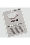 Havlit Doğaltaşlı İp Bileklik