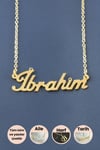 İbrahim İsimli Kolye