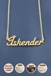 İskender İsimli Kolye