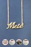 Mete İsimli Kolye