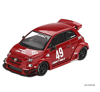 Mini Gt BL 963 LB-WORKS x Abas Works ABARTH 595 Red Fiat 500 1/64 Model Araba