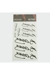 Mustafa Kemal Atatürk Tattoo Dövme Sticker