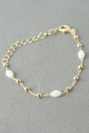 Oval Kristal Taşlı Bileklik