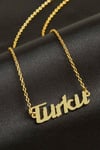 Türkü isimli kolye (Kişiye Özel)