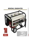 Benzinli Jeneratör İpli Marşlı 3.5 kWa MES5301