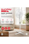 ılgaz 16 AYAKLI VANTİLATÖR PLUS+ (BEYAZ )